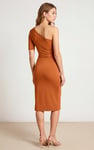 Asymmetric Neck Line Dress