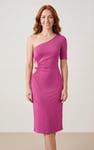 Asymmetric Neck Line Dress
