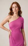 Asymmetric Neck Line Dress