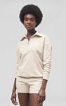 Women’s Quarter Zip Relaxed Sweatshirt and Short Set | Enorsia