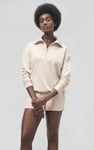 Women’s Quarter Zip Relaxed Sweatshirt and Short Set | Enorsia
