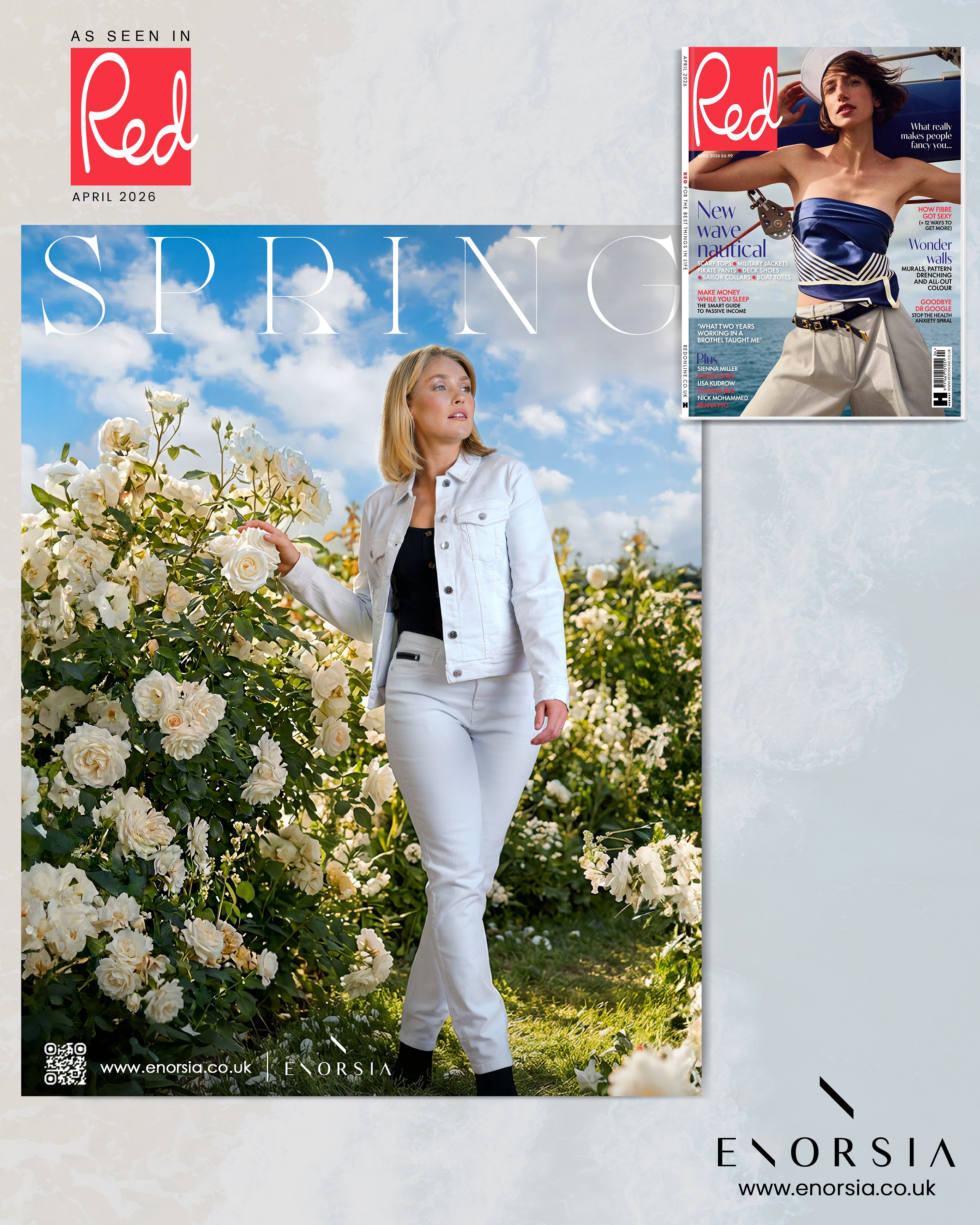 Enorsia: Red Magazine April 2026 Featured