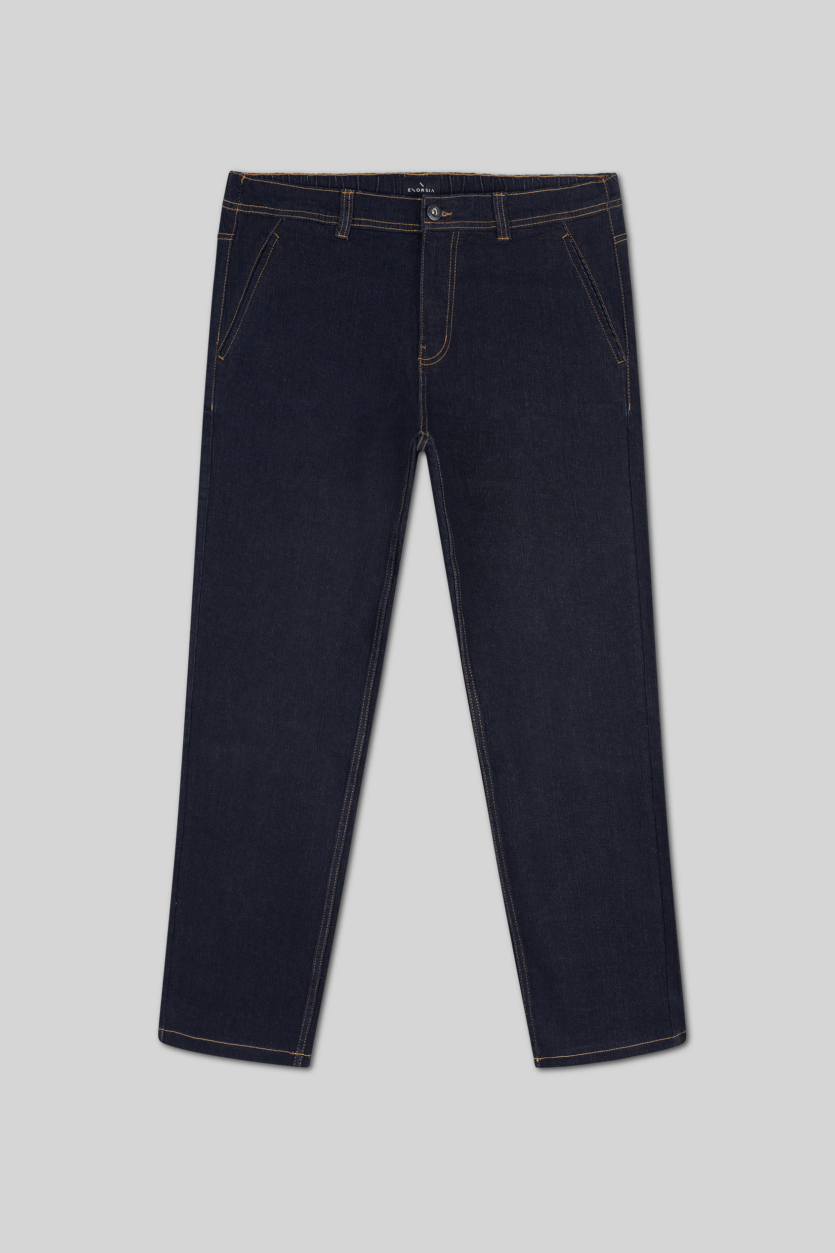 Mens Elasticated Waist Straight fit Jeans