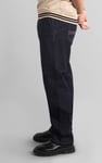 Mens Elasticated Waist Straight fit Jeans