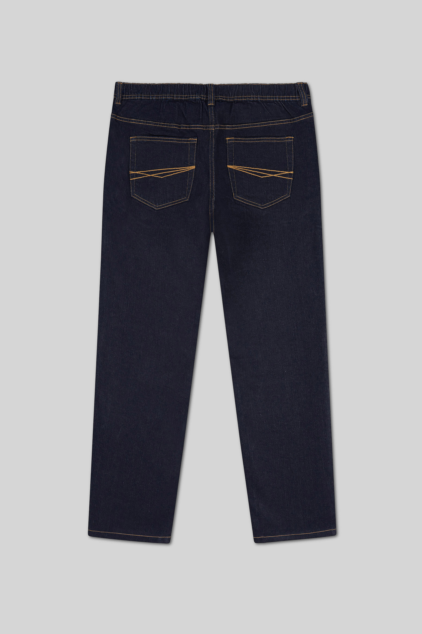 Mens Elasticated Waist Straight fit Jeans