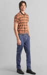 Mens Elasticated Waist Straight fit Jeans
