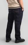 Mens Elasticated Waist Straight fit Jeans