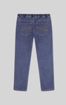 Mens Elasticated Waist Straight fit Jeans