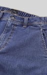 Mens Elasticated Waist Straight fit Jeans