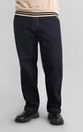 Mens Elasticated Waist Straight fit Jeans