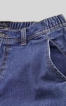 Mens Elasticated Waist Straight fit Jeans