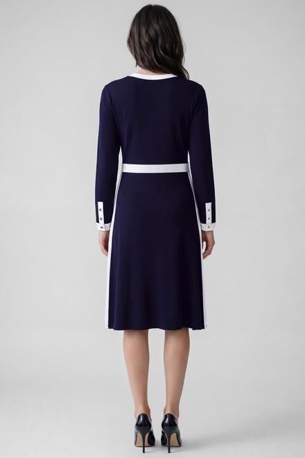 Women's V-Neck Jersey Midi Dress
