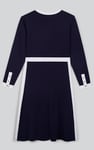 Women's V-Neck Jersey Midi Dress