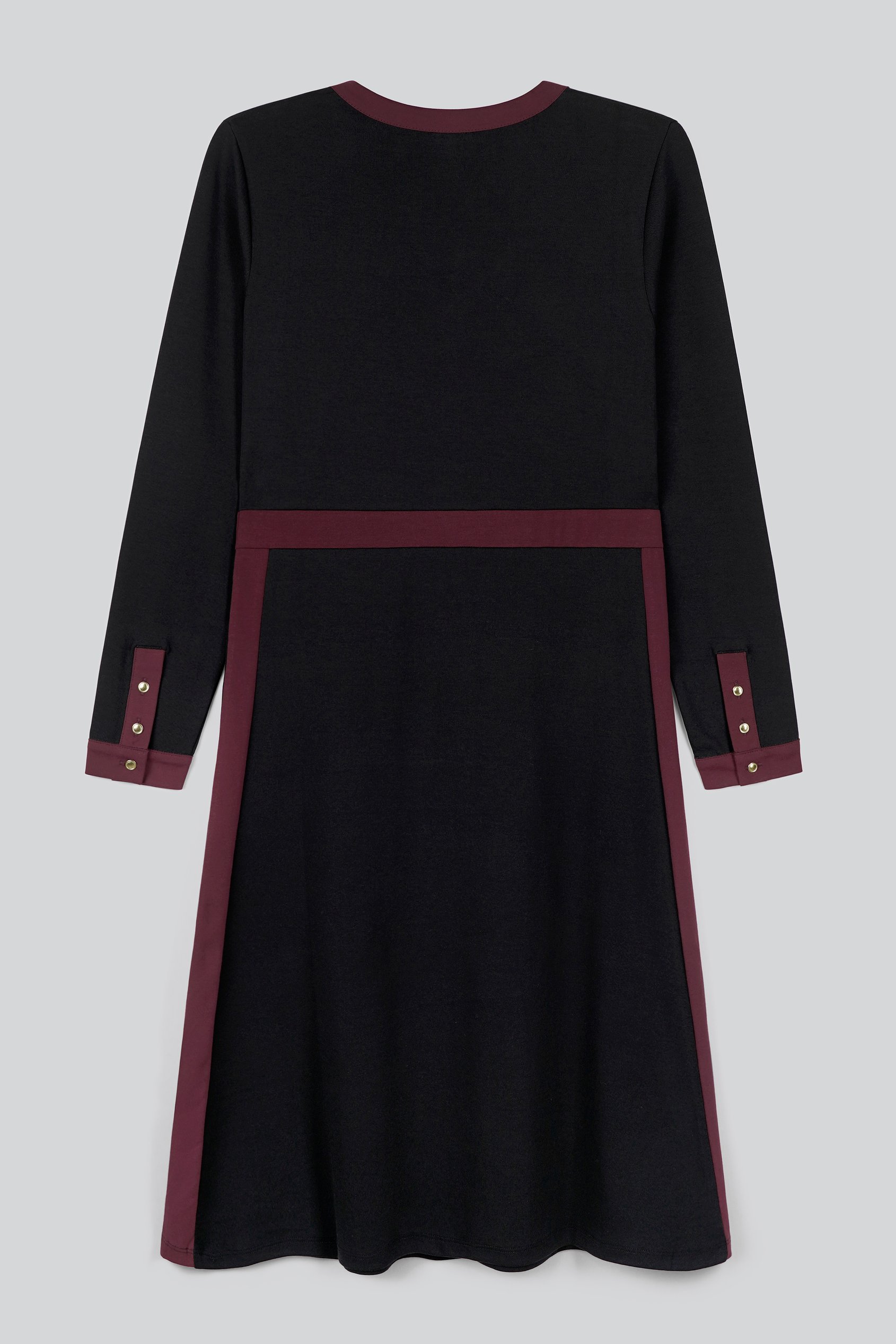 Women's V-Neck Jersey Midi Dress