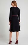 Women's V-Neck Jersey Midi Dress