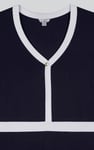Women's V-Neck Jersey Midi Dress