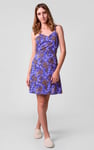 Women's Cami Mini Dress with Ruched Front