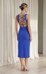 Jersey Dress with Adjustable Self-Fabric Straps