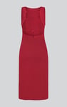 Jersey Dress with Adjustable Self-Fabric Straps