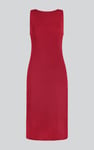 Jersey Dress with Adjustable Self-Fabric Straps
