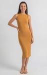 Jersey Dress with Adjustable Self-Fabric Straps