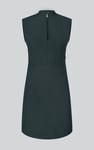 High Neck Sleeveless Dress With Keyhole Detail