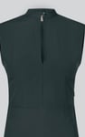 High Neck Sleeveless Dress With Keyhole Detail