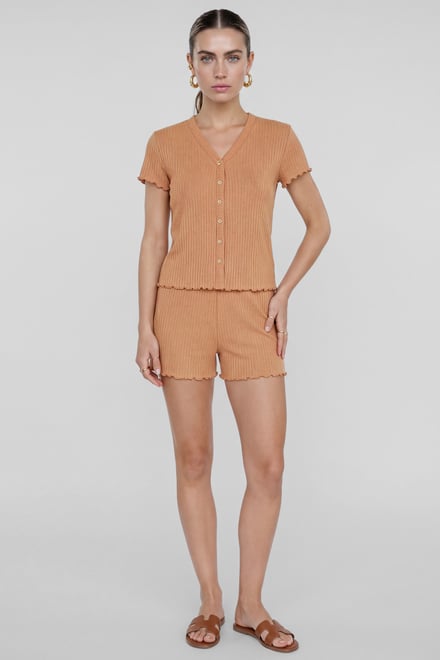 Deep V-Neck Lounge Set