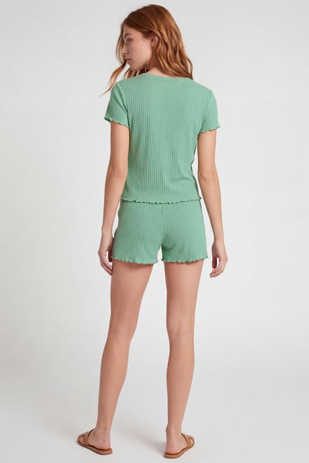 Deep V-Neck Lounge Set