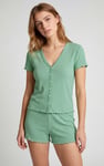 Deep V-Neck Lounge Set