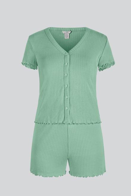 Deep V-Neck Lounge Set