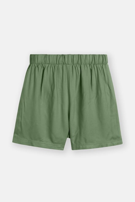 Elasticated Viscose Shorts