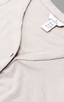 Womens Front Slit Ribbed Midi Dress