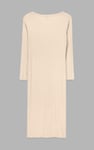 Womens Front Slit Ribbed Midi Dress