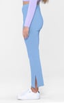 Jersey Ribbed Side slit Leggings