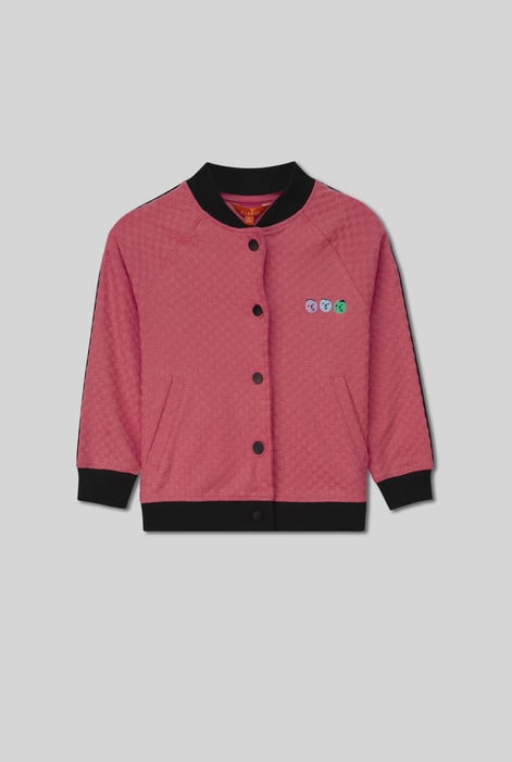 Boys Red Chest Embroidery Bomber Jacket ( 12/18mths-7yrs)