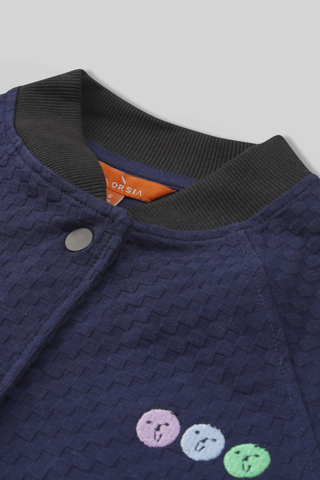 Boys Chest Embroidery Bomber Jacket ( 12/18mths-7yrs)