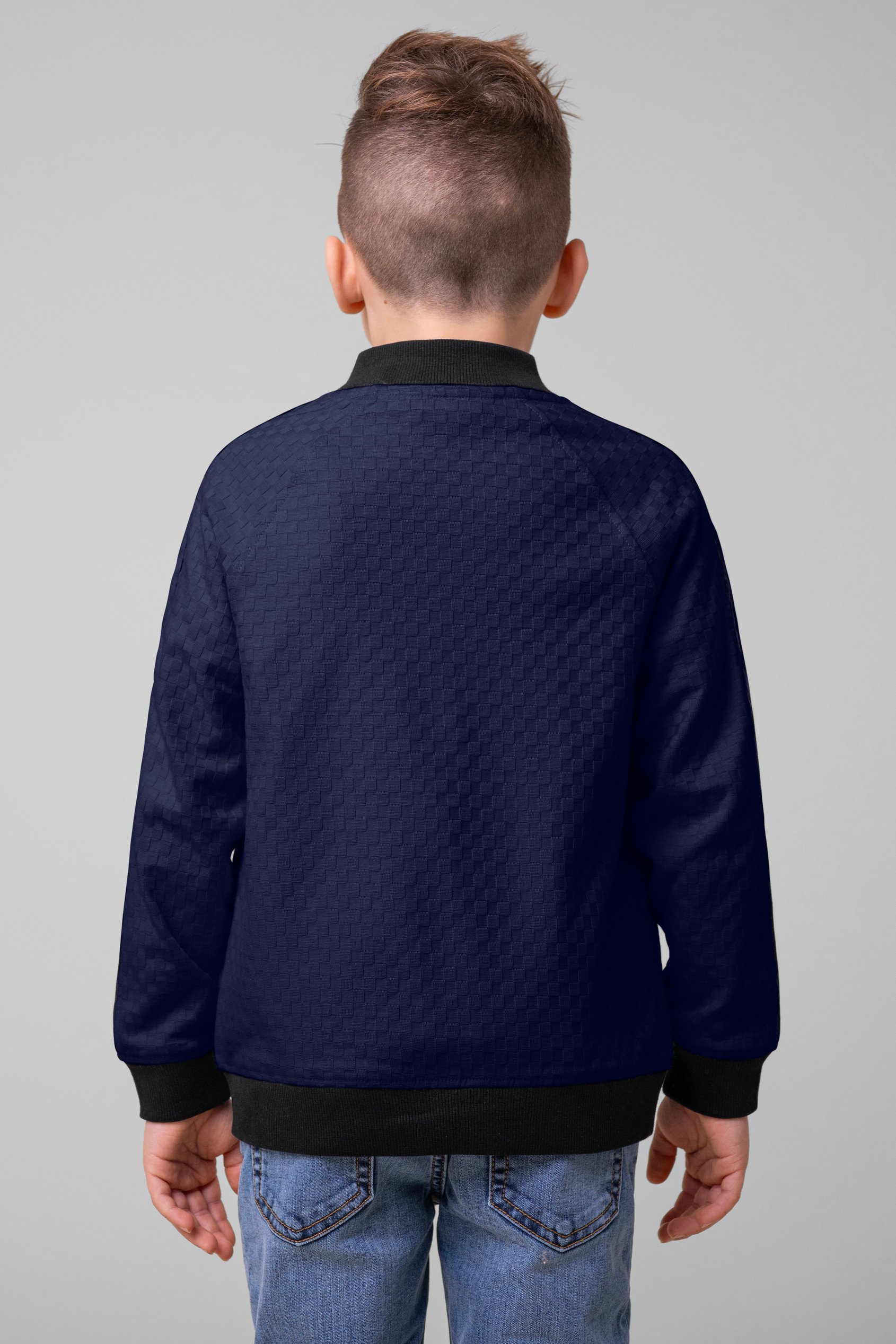 Boys Chest Embroidery Bomber Jacket ( 12/18mths-7yrs)