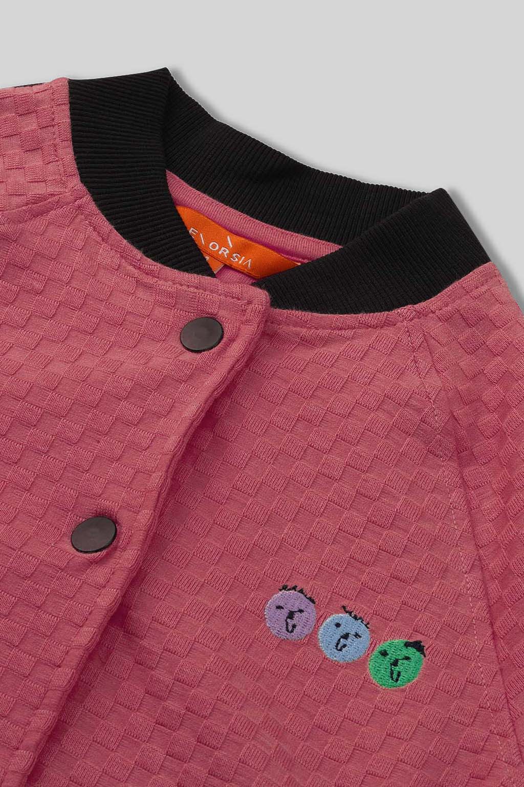 Boys Chest Embroidery Bomber Jacket ( 12/18mths-7yrs)