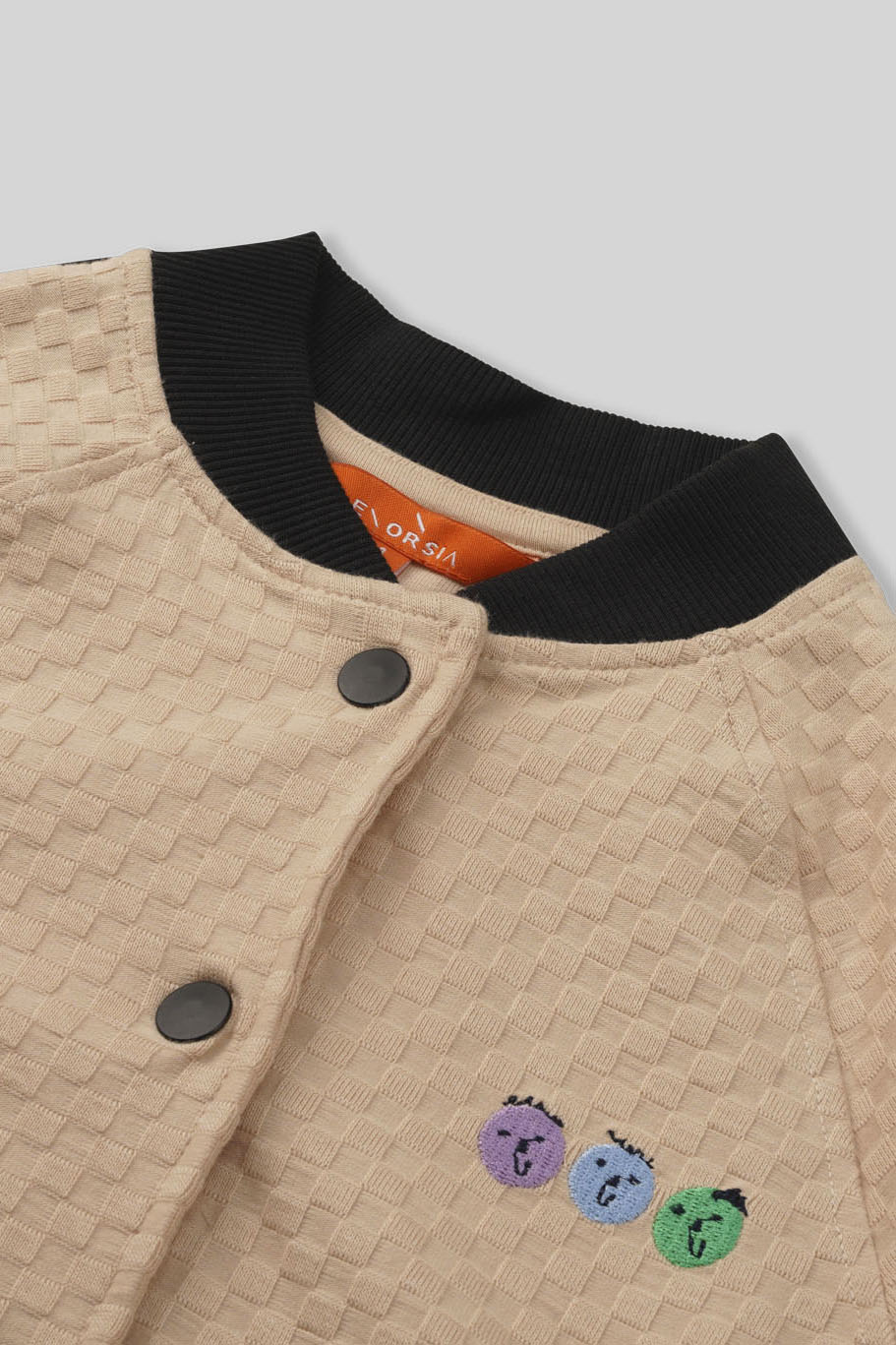 Boys Chest Embroidery Bomber Jacket ( 12/18mths-7yrs)