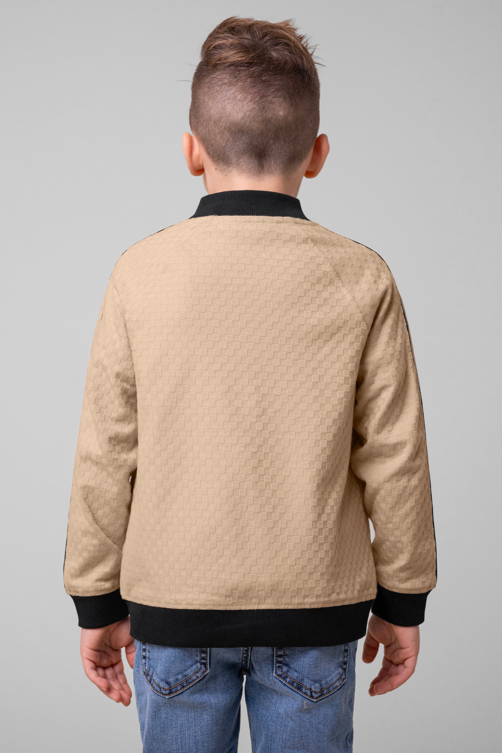 Boys Chest Embroidery Bomber Jacket ( 12/18mths-7yrs)