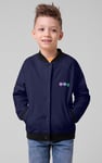 Boys Chest Embroidery Bomber Jacket ( 12/18mths-7yrs)
