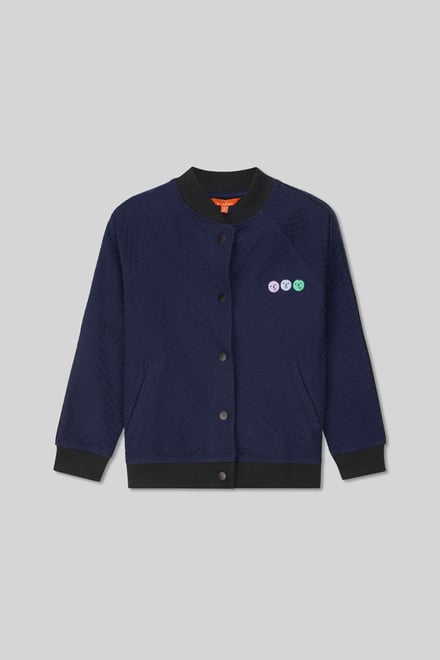 Boys Chest Embroidery Bomber Jacket ( 12/18mths-7yrs)