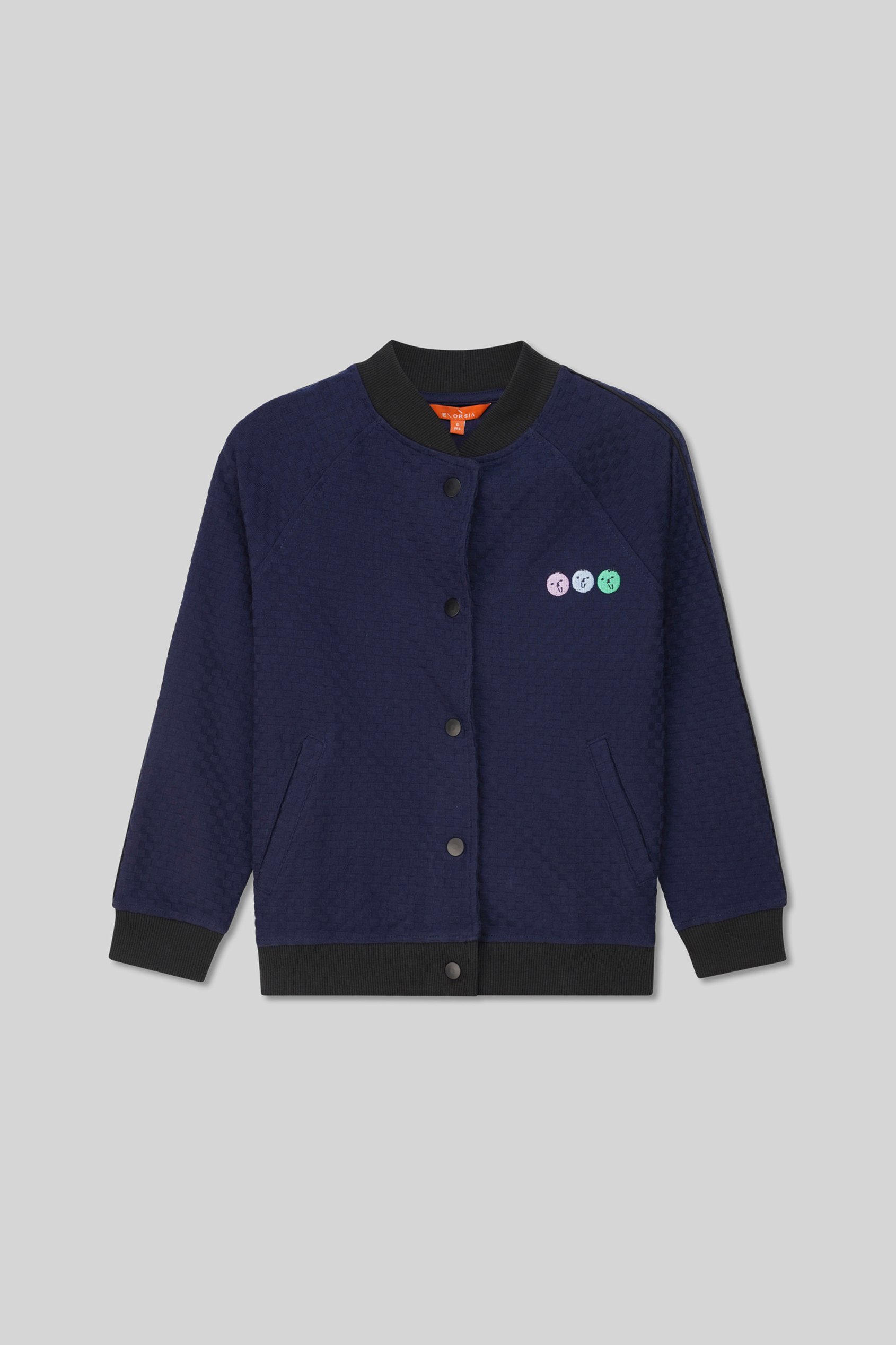 Boys Chest Embroidery Bomber Jacket ( 12/18mths-7yrs)