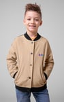 Boys Chest Embroidery Bomber Jacket ( 12/18mths-7yrs)
