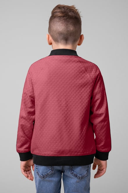 Boys Chest Embroidery Bomber Jacket ( 12/18mths-7yrs)