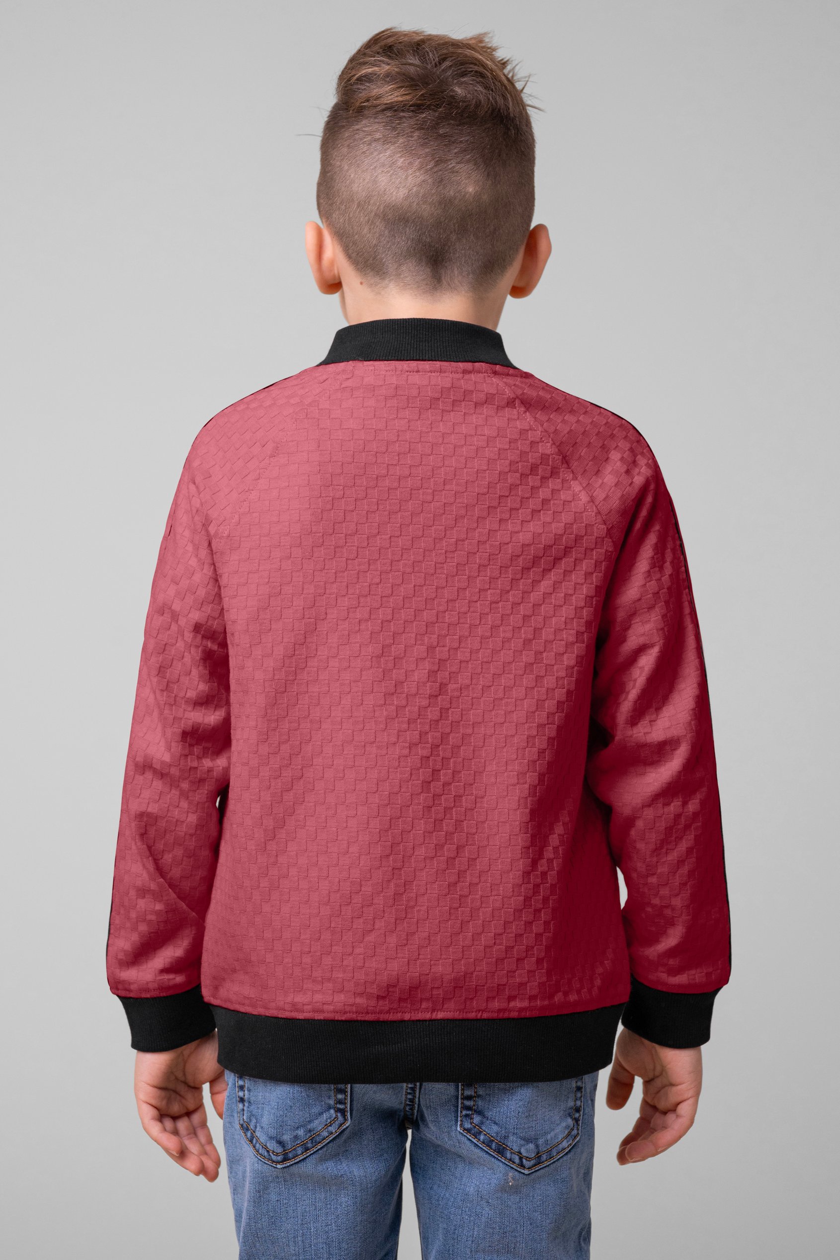 Boys Chest Embroidery Bomber Jacket ( 12/18mths-7yrs)