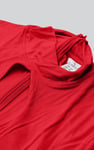 Womens High Neck Long Sleeve Playsuit