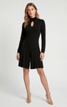 Womens High Neck Long Sleeve Playsuit