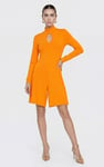 Womens High Neck Long Sleeve Playsuit